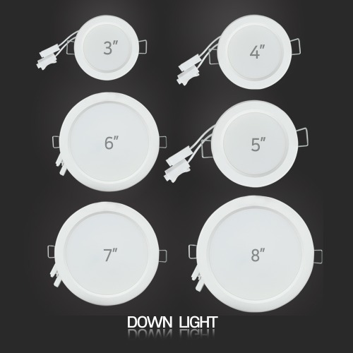 LED 다운라이트 매입등 방습형 욕실전용(3인치 4인치 5인치 6인치 7인치 8인치)