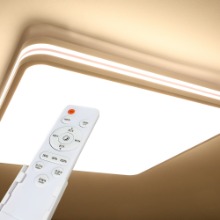 트랜디(라인) 리모컨 삼성칩 사각 방등 안방 어린이방 밝기조절 불빛변화 조명 55W